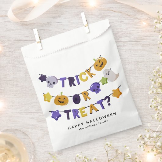 Minimalistische Halloween vakantie Bedankzakje (Geknipt)