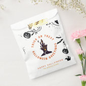 Minimalistische Halloween vakantie Bedankzakje (Gezegeld)