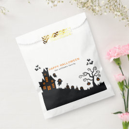 Minimalistische Halloween vakantie Bedankzakje