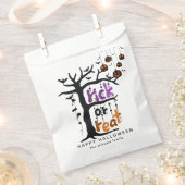 Minimalistische Halloween vakantie Bedankzakje (Geknipt)