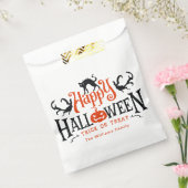 Minimalistische Halloween vakantie Bedankzakje (Gezegeld)