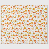 Minimalistische Halloween vakantie Cadeaupapier (Vlak)