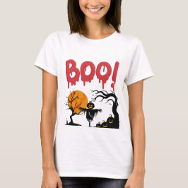 Minimalistische Halloween vakantie T-shirt