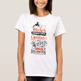 Minimalistische Halloween vakantie T-shirt