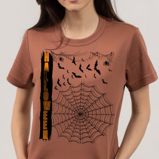 Minimalistische Halloween vleermuizen T-shirt