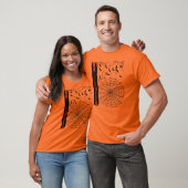 Minimalistische Halloween vleermuizen T-shirt (Unisex)