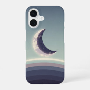 Minimalistische Halve Maan Horizon iPhone 16 Hoesje