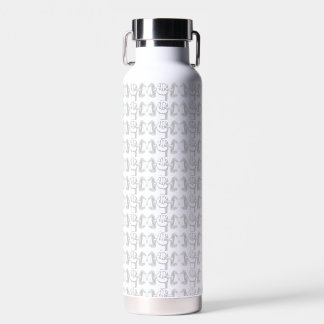 Minimalistische hand die dumbbell heft - Gymkracht Waterfles