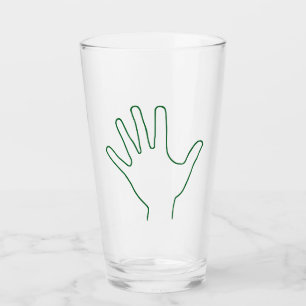 Minimalistische Hand Silhouette Tumbler