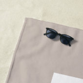 Minimalistische handdoek met aangepaste naam | Hal (In situ)