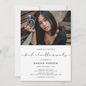 Minimalistische handgeschreven Bachelorette Party Kaart (Voorkant)