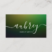 Minimalistische handgeschreven kalligrafie | Custo Visitekaartje (Voorkant)