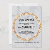 Minimalistische handgeschreven script zwarte bruid kaart (Voorkant)