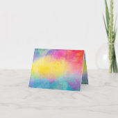 Minimalistische handgeschreven vrolijke kerstfoto feestdagen kaart (Achterkant)