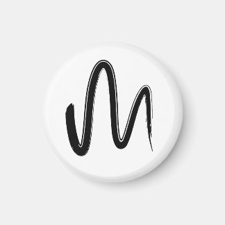 Minimalistische handgetekende naadloze patroon gra magneet