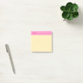 Minimalistische HandGetekende Raster Onderwerp Kop Post-it® Notes (Kantoor)
