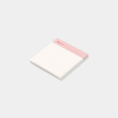 Minimalistische HandGetekende Raster Onderwerp Kop Post-it® Notes (Schuin)
