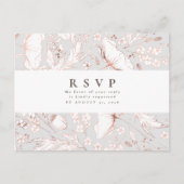 Minimalistische handgetekende wilde bloemen die RS Briefkaart (Voorkant)