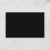 Minimalistische handmatige Sjabloon voor handscrip Visitekaartje (Achterkant)