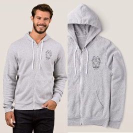 Minimalistische Happy Easter Bunny met aangepaste Hoodie