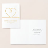 Minimalistische Harde Vroegere Valentijnsdag Folie Kaarten (Display)