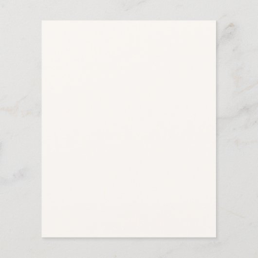 Minimalistische hartfoto Save the Date Uitnodiging Flyer (Achterkant)