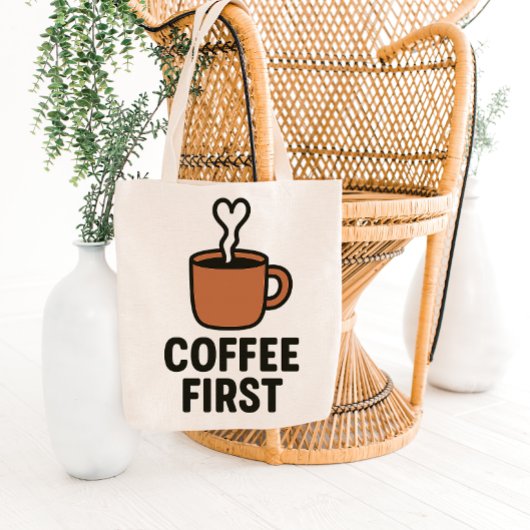 Minimalistische hartstoomtasontwerp tote bag