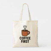 Minimalistische hartstoomtasontwerp tote bag (Achterkant)
