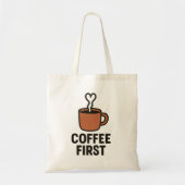 Minimalistische hartstoomtasontwerp tote bag (Voorkant)
