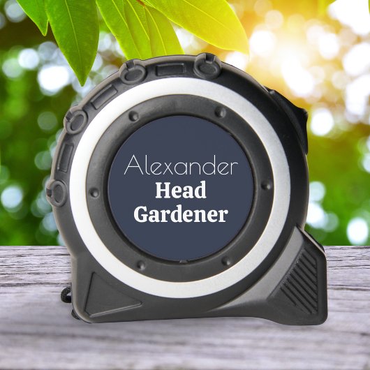 Minimalistische Head Gardener Tuinieren Blauw Mete Rolmaat
