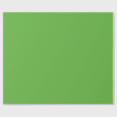 Minimalistische heldere effen appelgroene inpakpap cadeaupapier (Vlak)