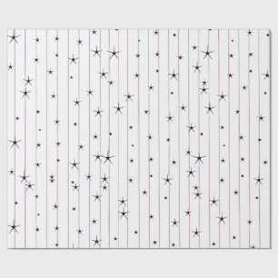 Minimalistische Hemelsterren Inpakpapier