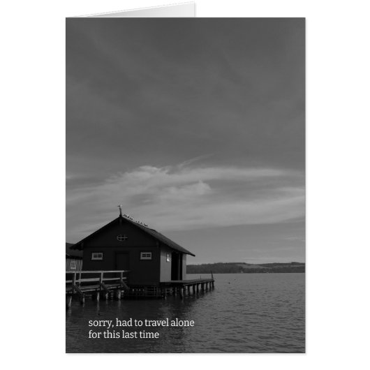 Minimalistische HERDENKING BEIERN | Zwart Wit  (Voorkant)