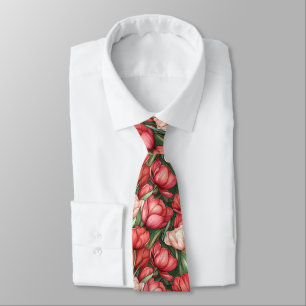 Minimalistische herenmode stropdassen tulp
