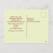 Minimalistische Herfst Family Reunion Custom Brief Feestdagenkaart (Achterkant)