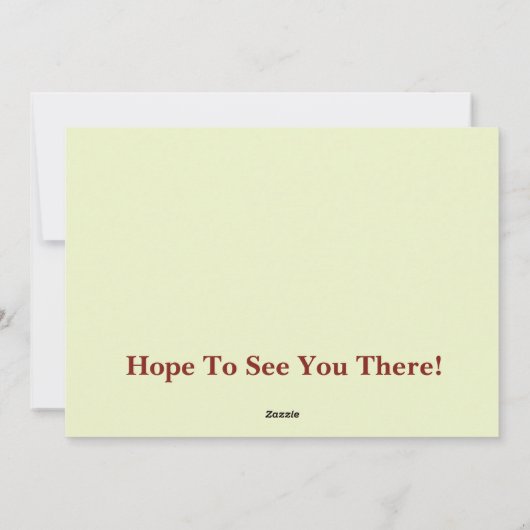 Minimalistische Herfst Family Reunion Custom Kaart (Achterkant)