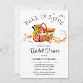 Minimalistische Herfst in Liefde Vrijgezellenfeest Kaart (Voorkant)