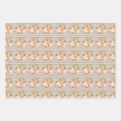 Minimalistische herfst pompoen Roos gouden glitter Inpakpapier Vel (Voorkant 2)