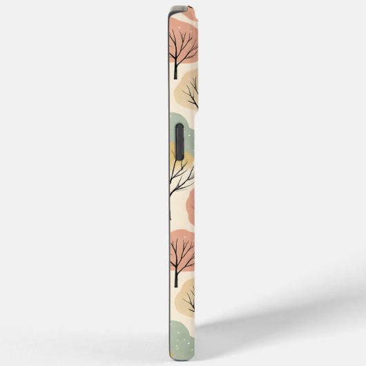 Minimalistische Herfst Tree Pattern Pastel Herfstb Case-Mate iPhone Case (Achterkant / Rechts)