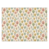 Minimalistische Herfst Tree Pattern Pastel Herfstb Tafelkleed (Voorkant (Horizontaal))