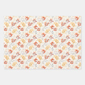 Minimalistische herfstbladeren - Autumn Elegance Inpakpapier Vel (Voorkant 2)