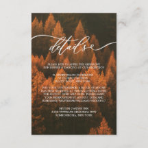 Minimalistische herfstbossen