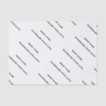 Minimalistische Herhalende Custom Shop Naam Logo T