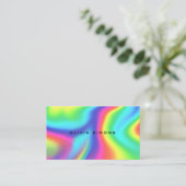 Minimalistische holografische Visitekaartjes (Staand voorkant)