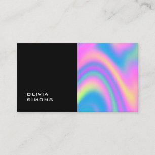Minimalistische holografische Visitekaartjes
