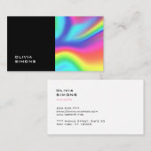 Minimalistische holografische Visitekaartjes (Voorkant / Achterkant)