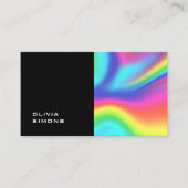Minimalistische holografische Visitekaartjes (Voorkant)