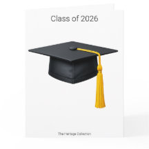 Minimalistische hond afstudeerkaart klas van 2026