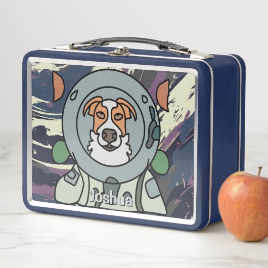 Minimalistische hond in de ruimte | Grappig & Scha (In situ)