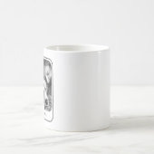 Minimalistische Hond Moeder Foto XO Valentijnsdag Koffiemok (Center)